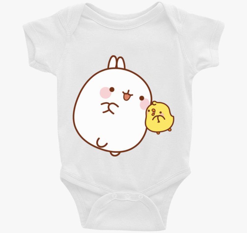 Nyuszi és csibe - gyerek body