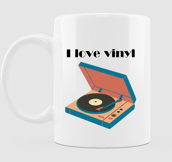I Love Vinyl bögre