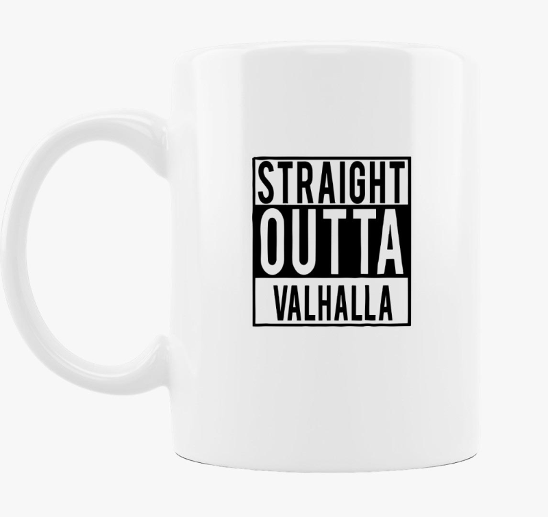 Straight Outta Valhalla bögre