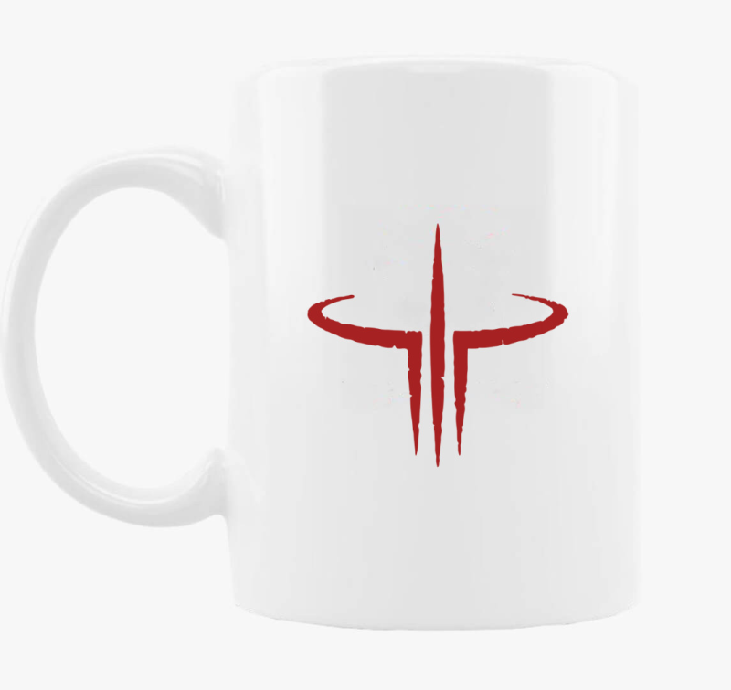 Quake 3 logo bögre