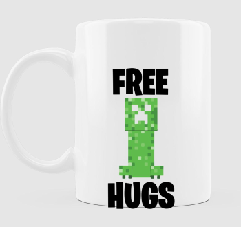 Minecraft free hug bögre