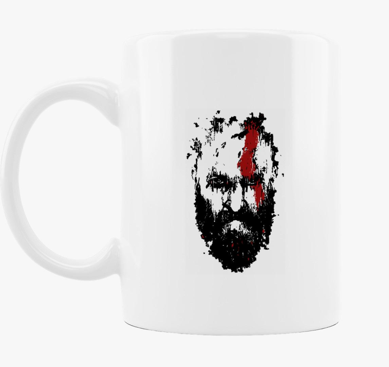 God of war dotted face bögre