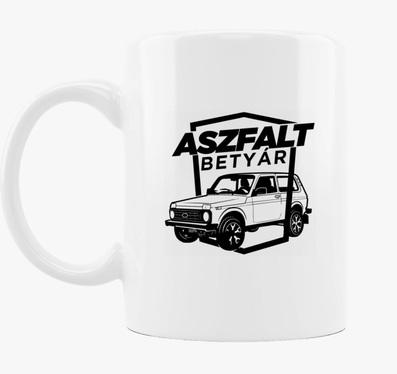 Aszfalt betyár bögre