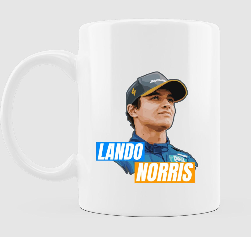 Lando Norris Forma 1 bögre