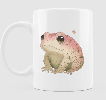 Sad pink frog bögre