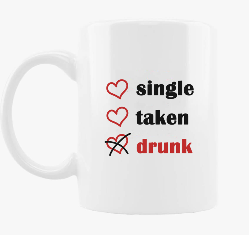 Married Single Drunk bögre