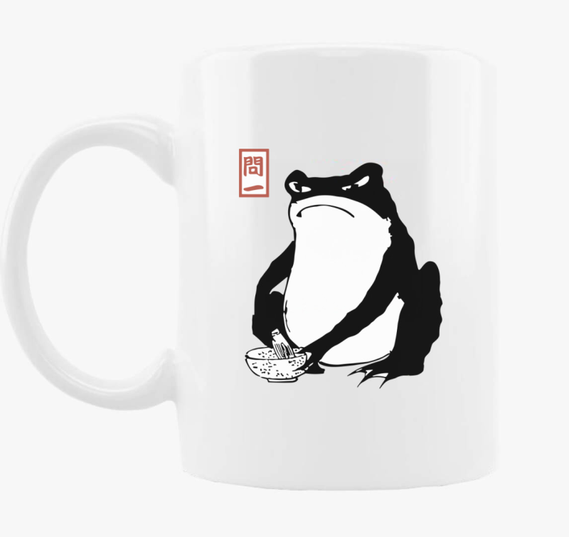 Unimpressed frog bögre