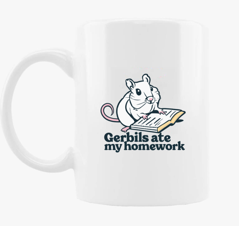 Gerbils homework bögre