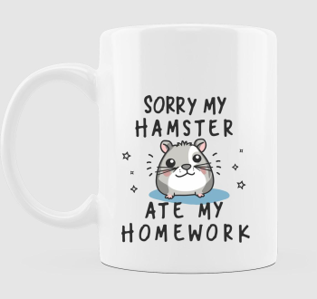 Sorry hamster bögre