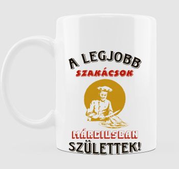 Legjobb szakács március bögre