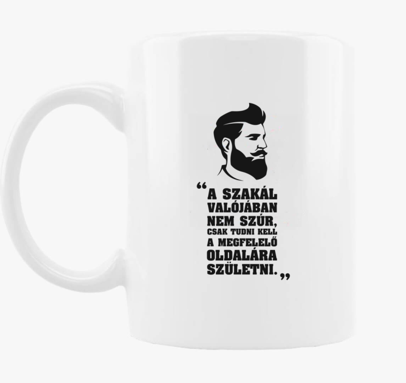 A szakáll nem szúr vicces bögre
