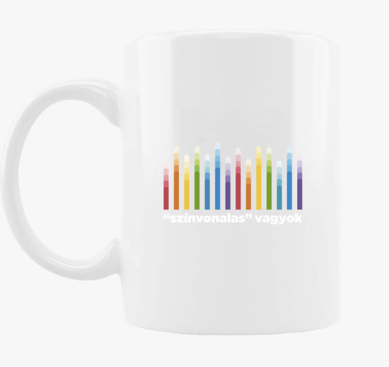 Színvolnalas design divat bögre