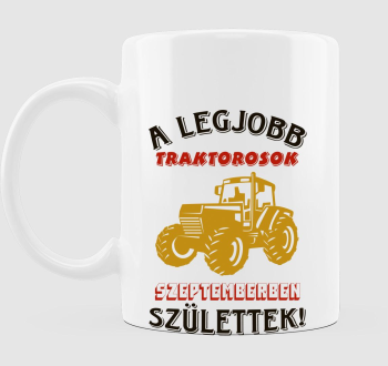 Legjobb traktoros szeptember bögre