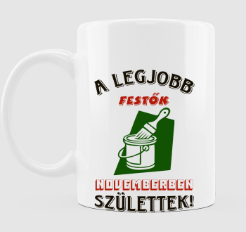 Legjobb festő november bögre