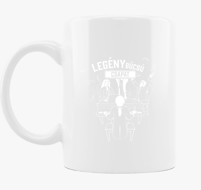 Legénybúcsú csapat zenés bögre