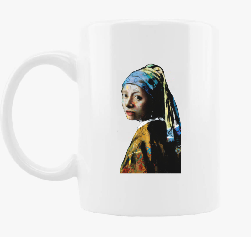 Vermeer graffitis bögre