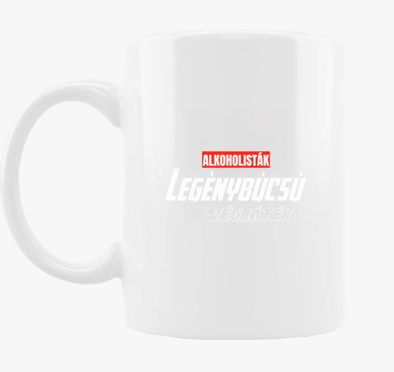 Legénybúcsú végjáték alkoholisták bögre