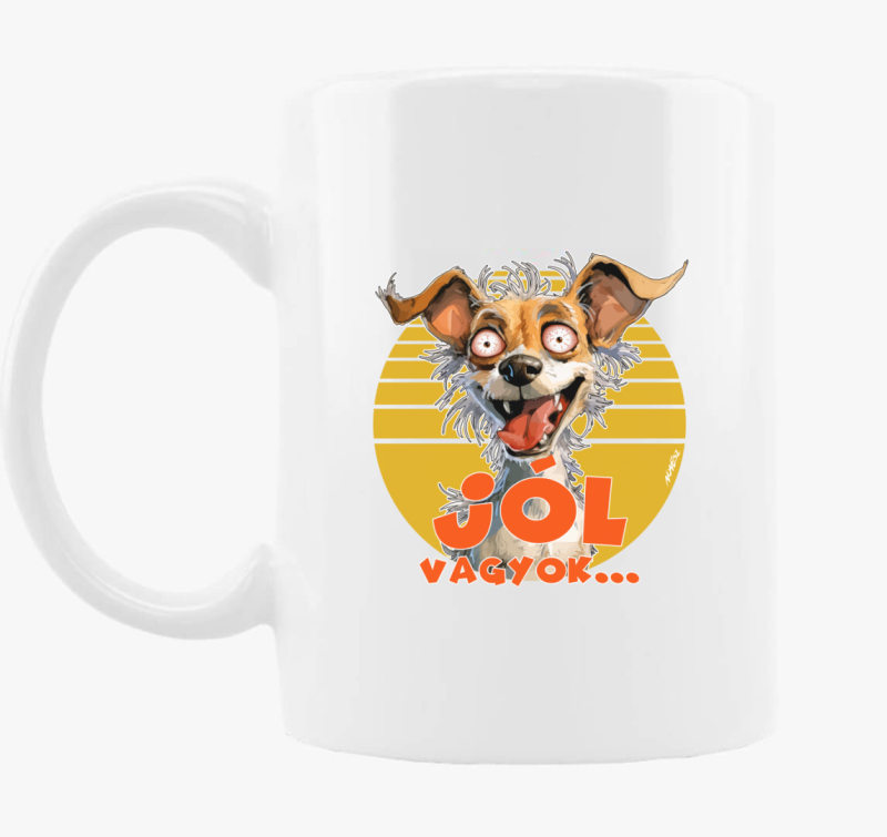 Csivava kutya bögre