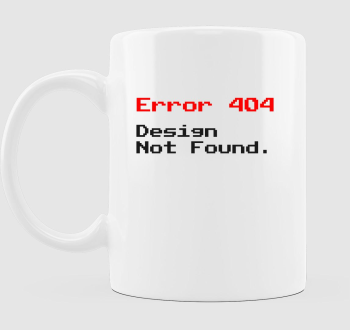 Error 404 Design Not Found pixel bögre