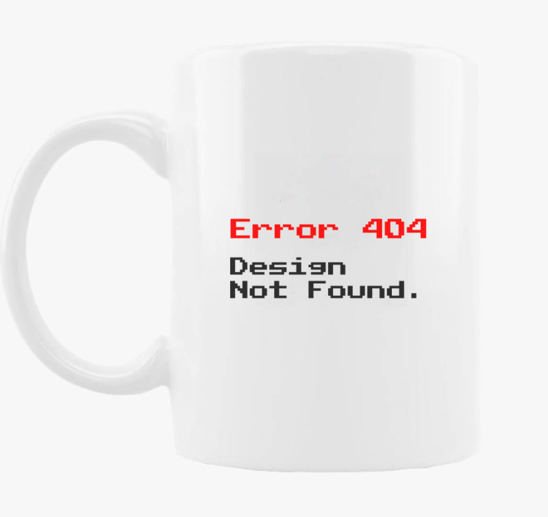 Error 404 Design Not Found pixel bögre