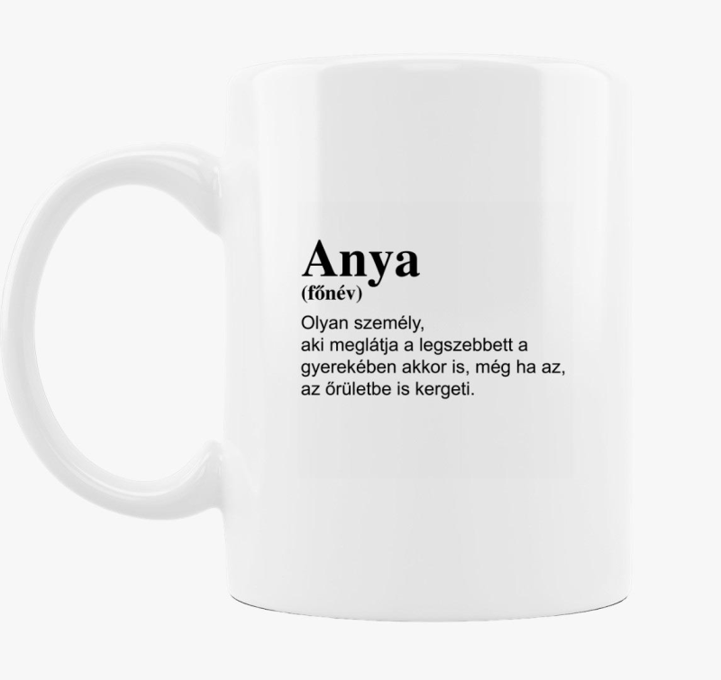 Anya főnév bögre