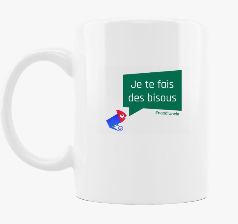 Puszillak! színes feliratú bögre