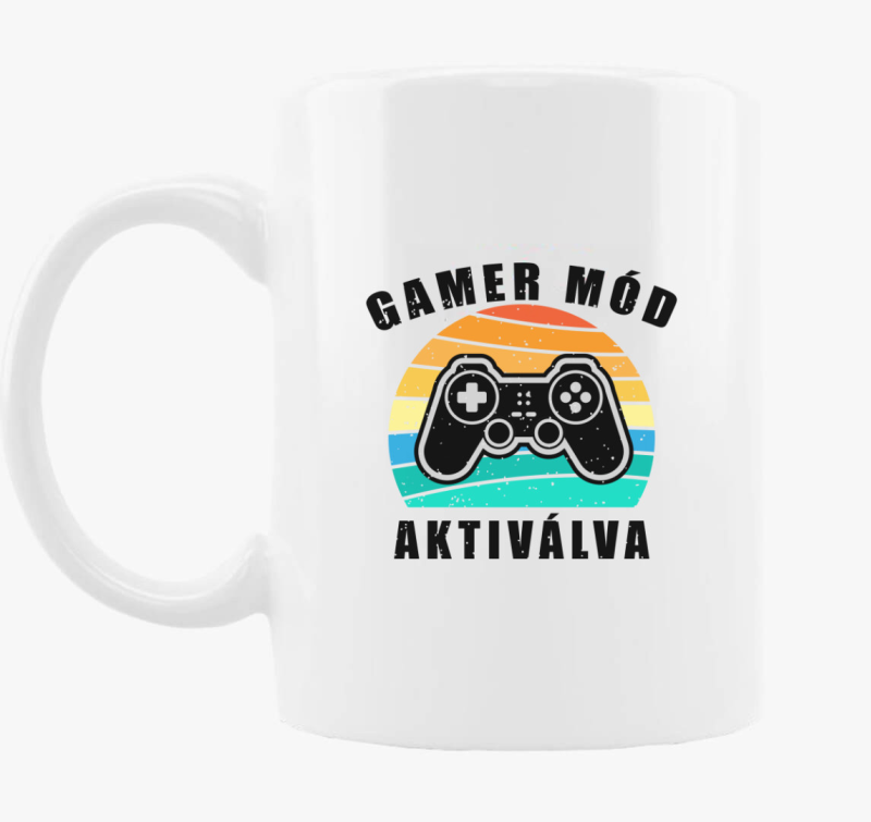Gamer mód aktiválva bögre