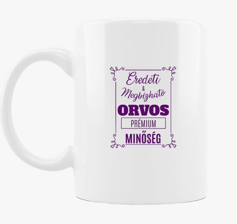 Megbízható orvos bögre
