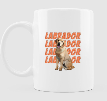 Labrador mintás bögre