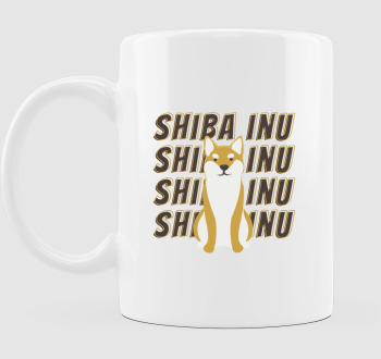 Shiba inu mintás bögre