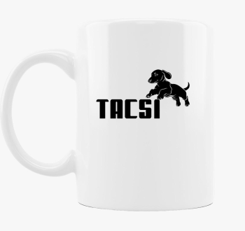 Tacsi márka pumás bögre