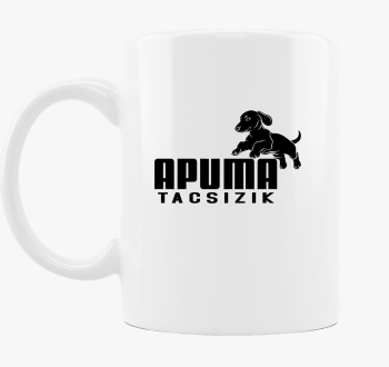 Tacsi APUMA Tacsizik márka pumás bögre