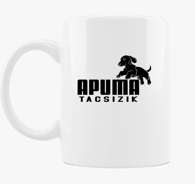 Tacsi APUMA Tacsizik márka pumás bögre