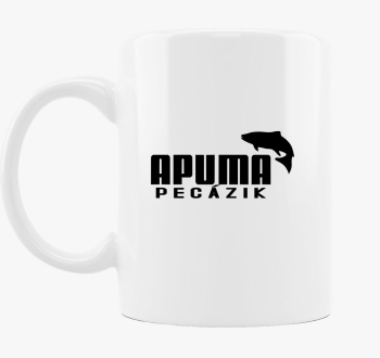 Horgászoknak APUMA pecázik márka pumás bögre
