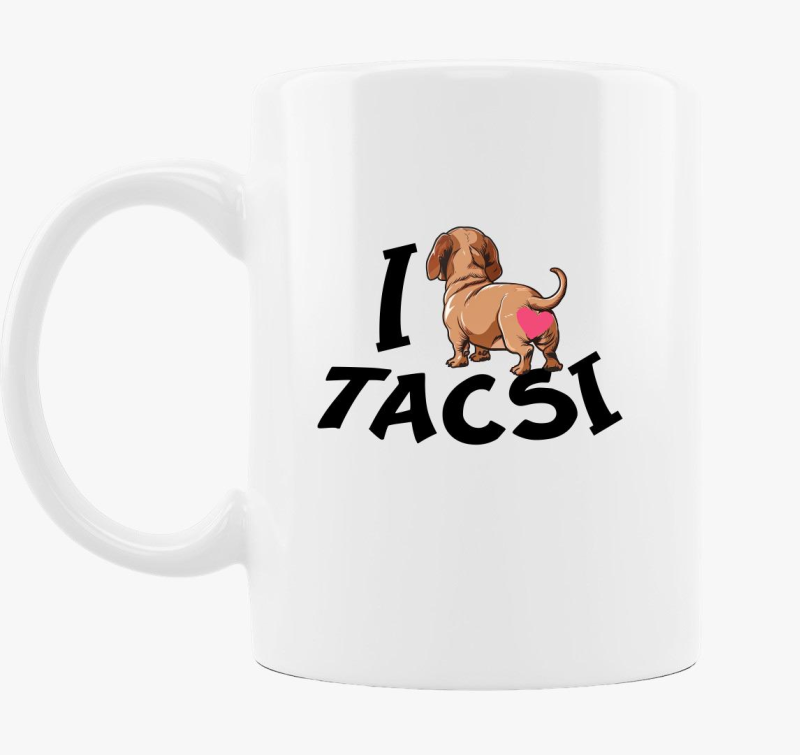 Tacsi I love tacsi bögre