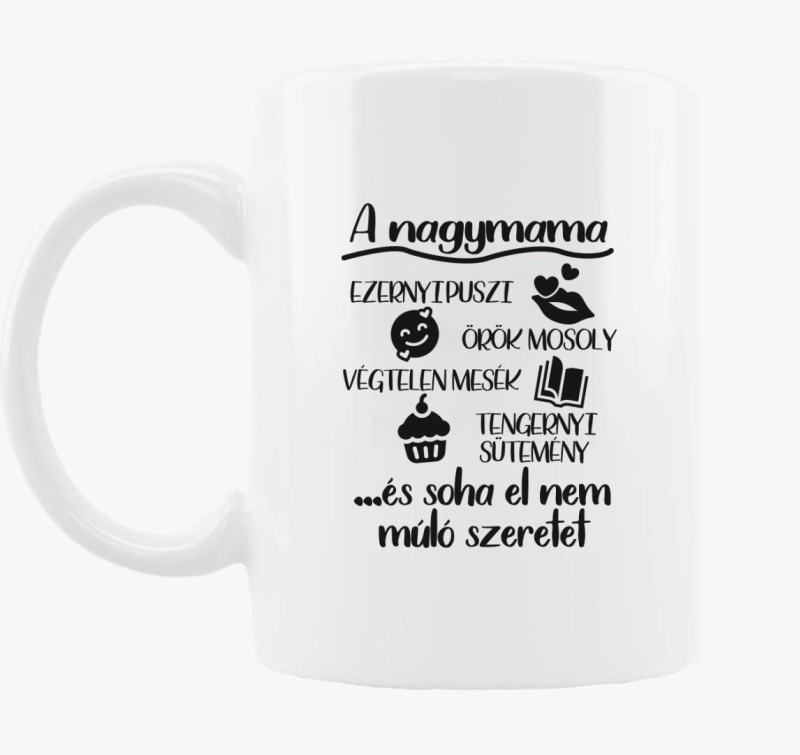 A nagymamák szeretete bögre