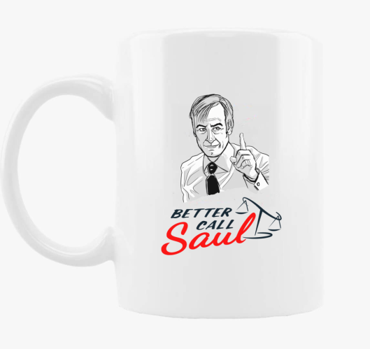 Better Call Saul rajzolt bögre...