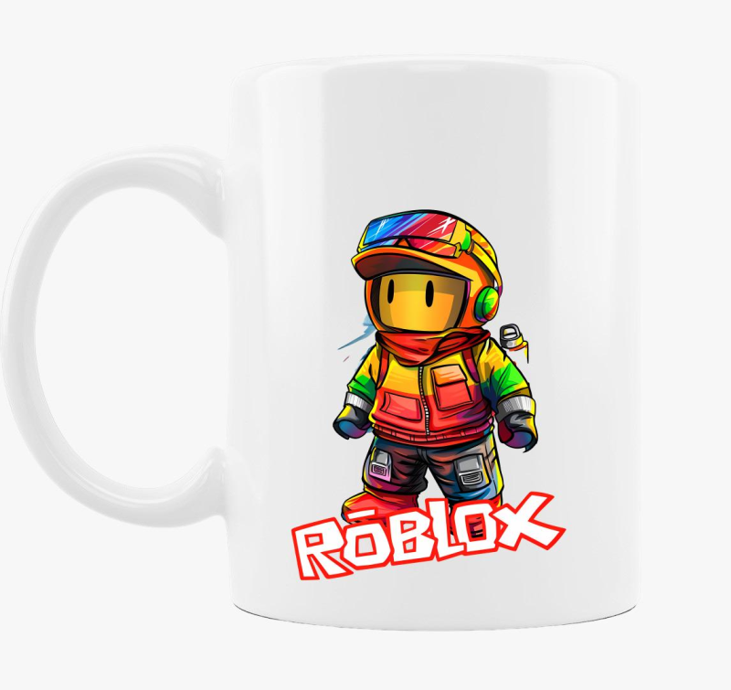 Rajzolt Roblox Figura bögre