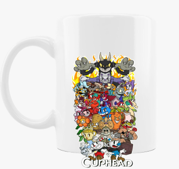 Cuphead karakterek bögre