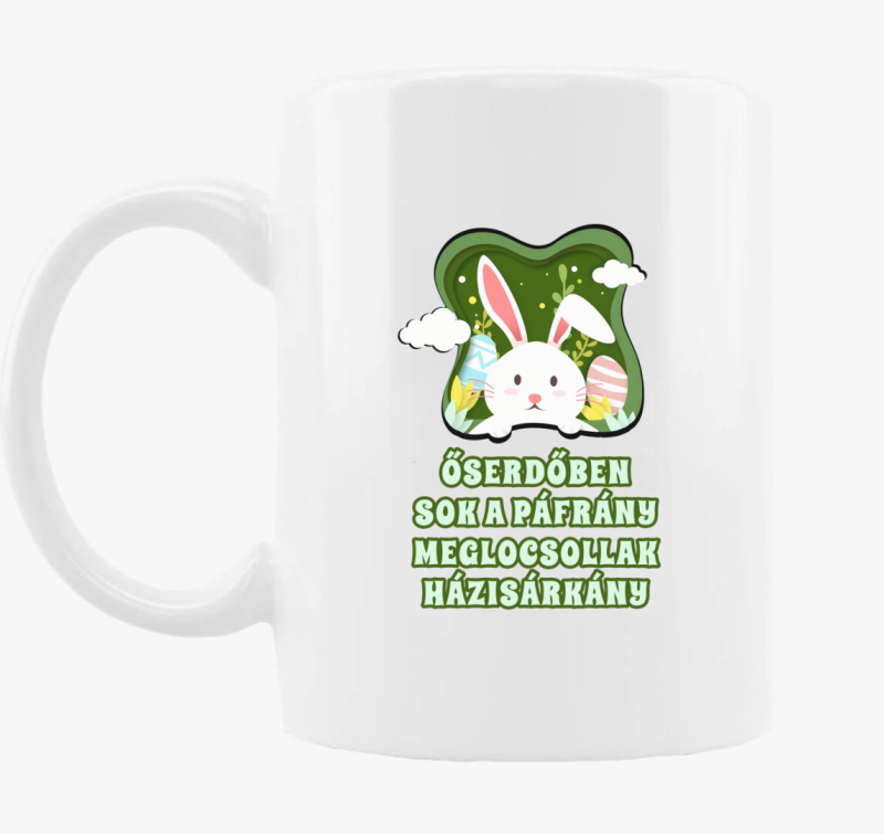 Locsolkodó verses bögre