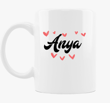 Anya szívecskés bögre