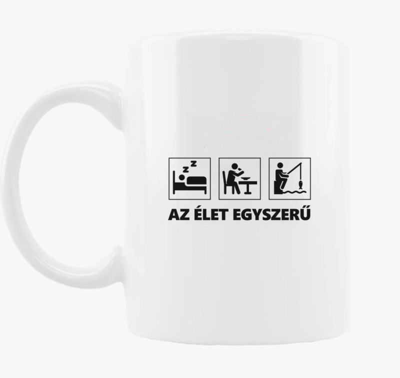 Az élet egyszerű bögre