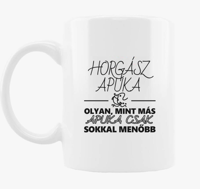 Horgász apuka bögre