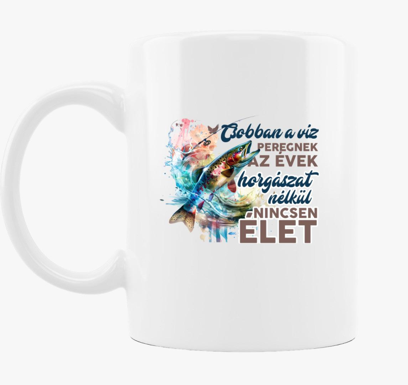 Csobban a víz, peregnek az évek bögre