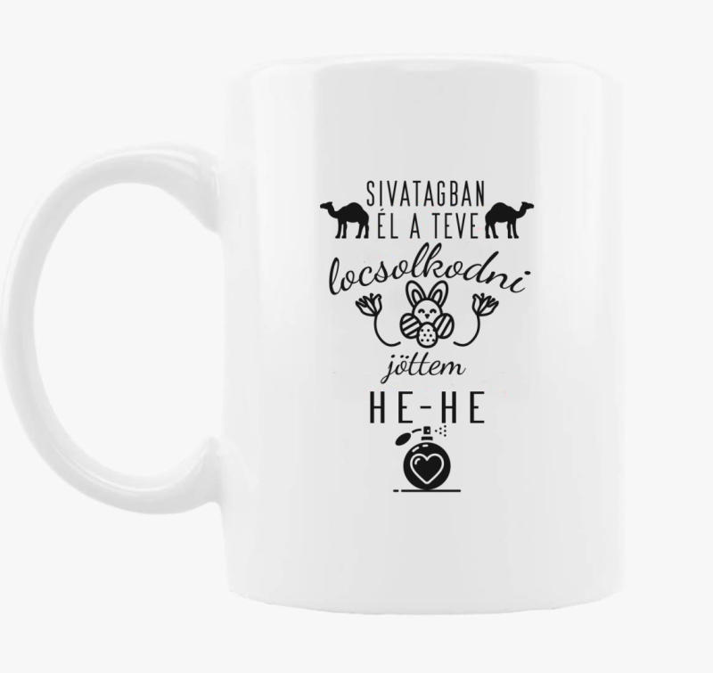 Sivatagban él a teve... locsolkodós bögre