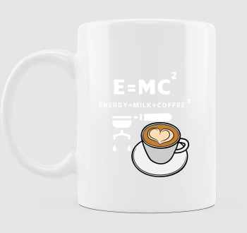 E=MC2 kávés bögre