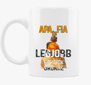 Apa és fia art bögre