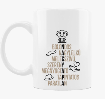 Nagyapa szókirakós bögre