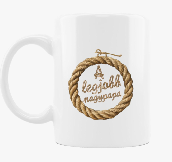A legjobb nagypapa kötélben bögre