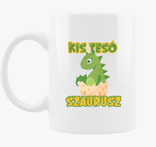 Kis tesó szaurusz bögre